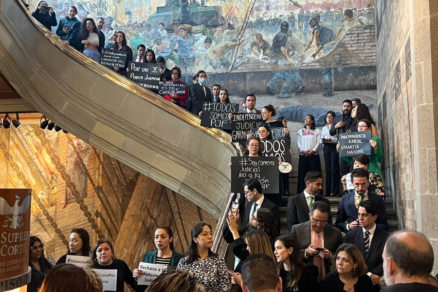 Ministros de la SCJN se suman a protesta silenciosa contra la Reforma ...